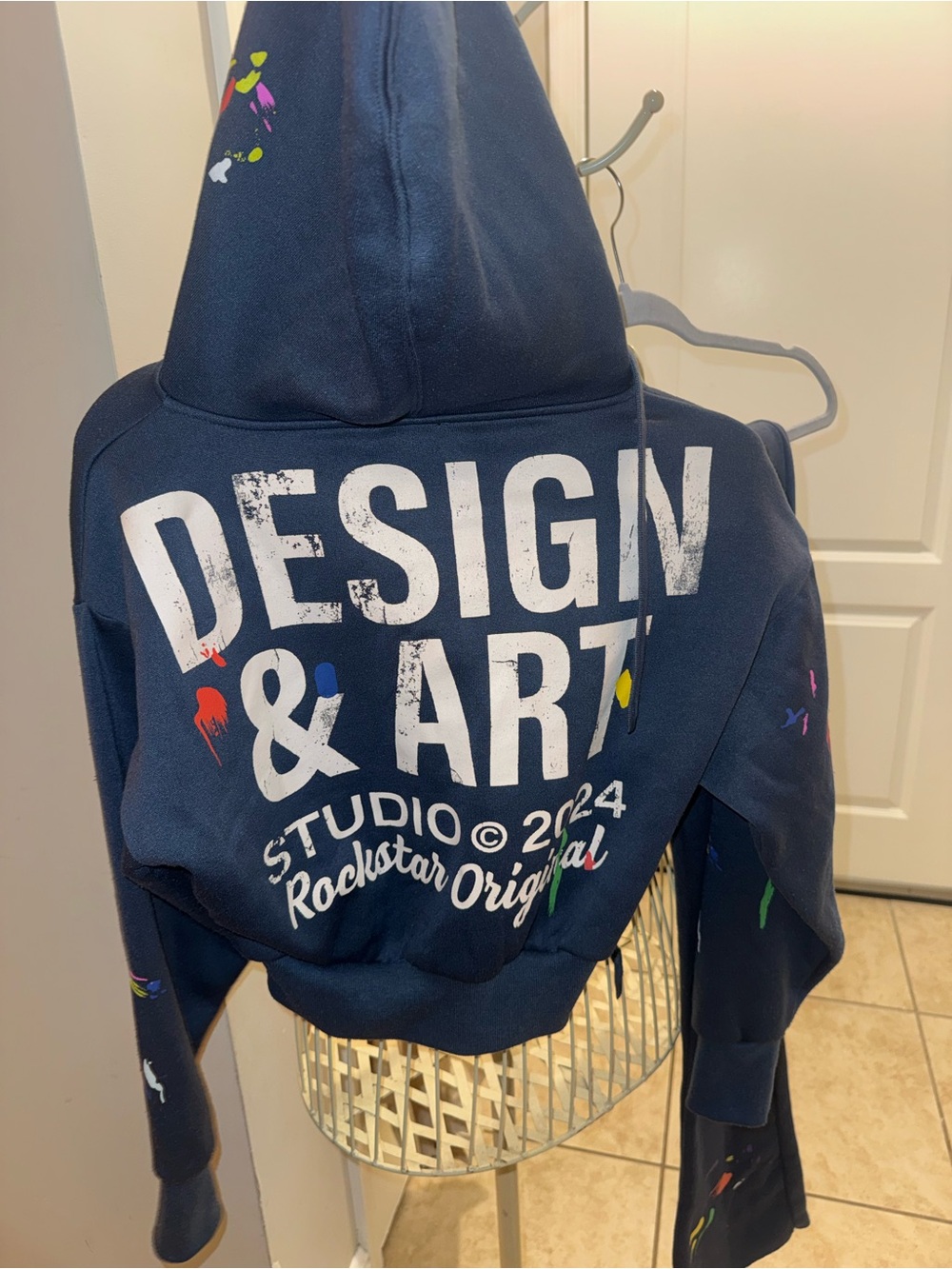 ' Navy "Design & Art" Hoodie Jacket